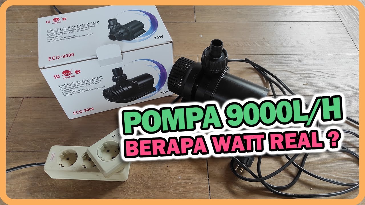 Yamano ACT 9000 Low Watt Inverter Technology Pompa Air Kolam Hidroponik Aquarium