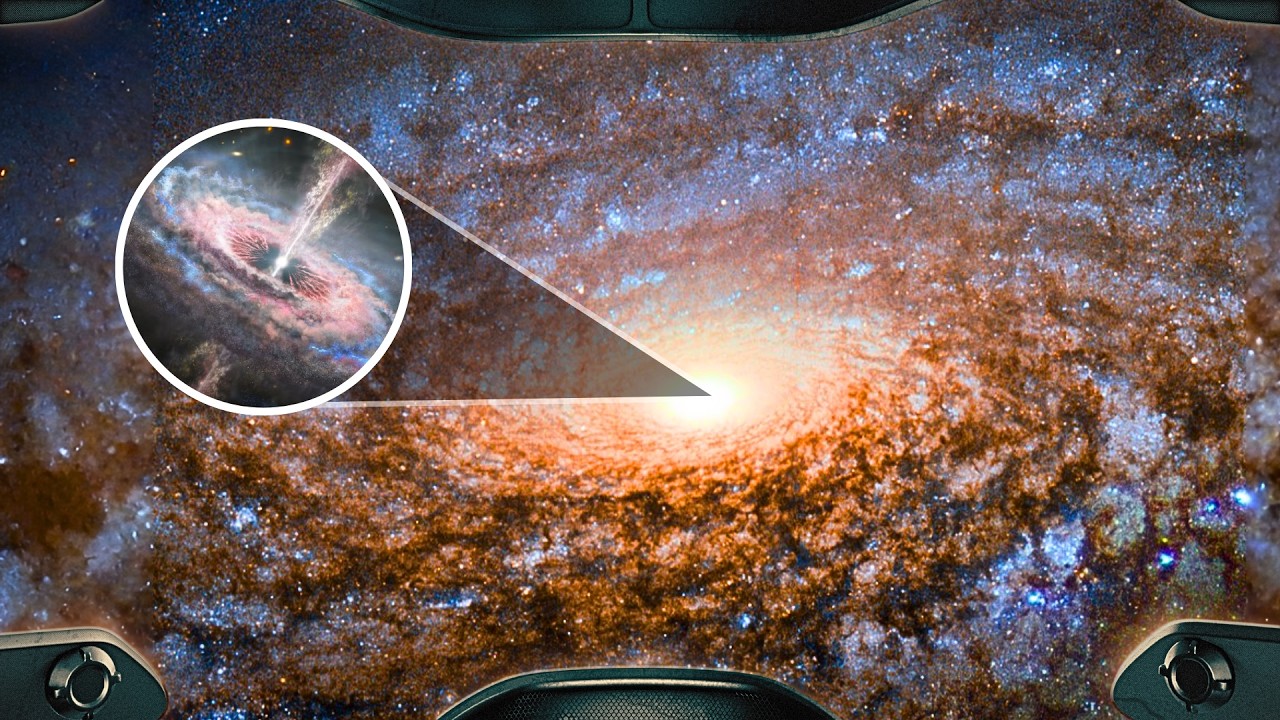 Falling Into the Center of Our Galaxy (Simulation)
