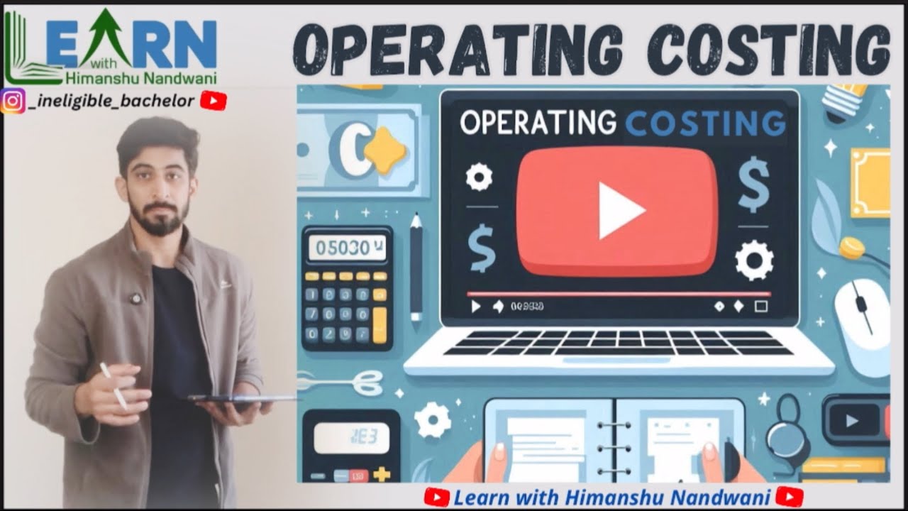 Operating Costing | Meaning | Sum 1 | Cost Accounts | VNSGU | B.Com Sem 4 | CA | #himanshunandwani