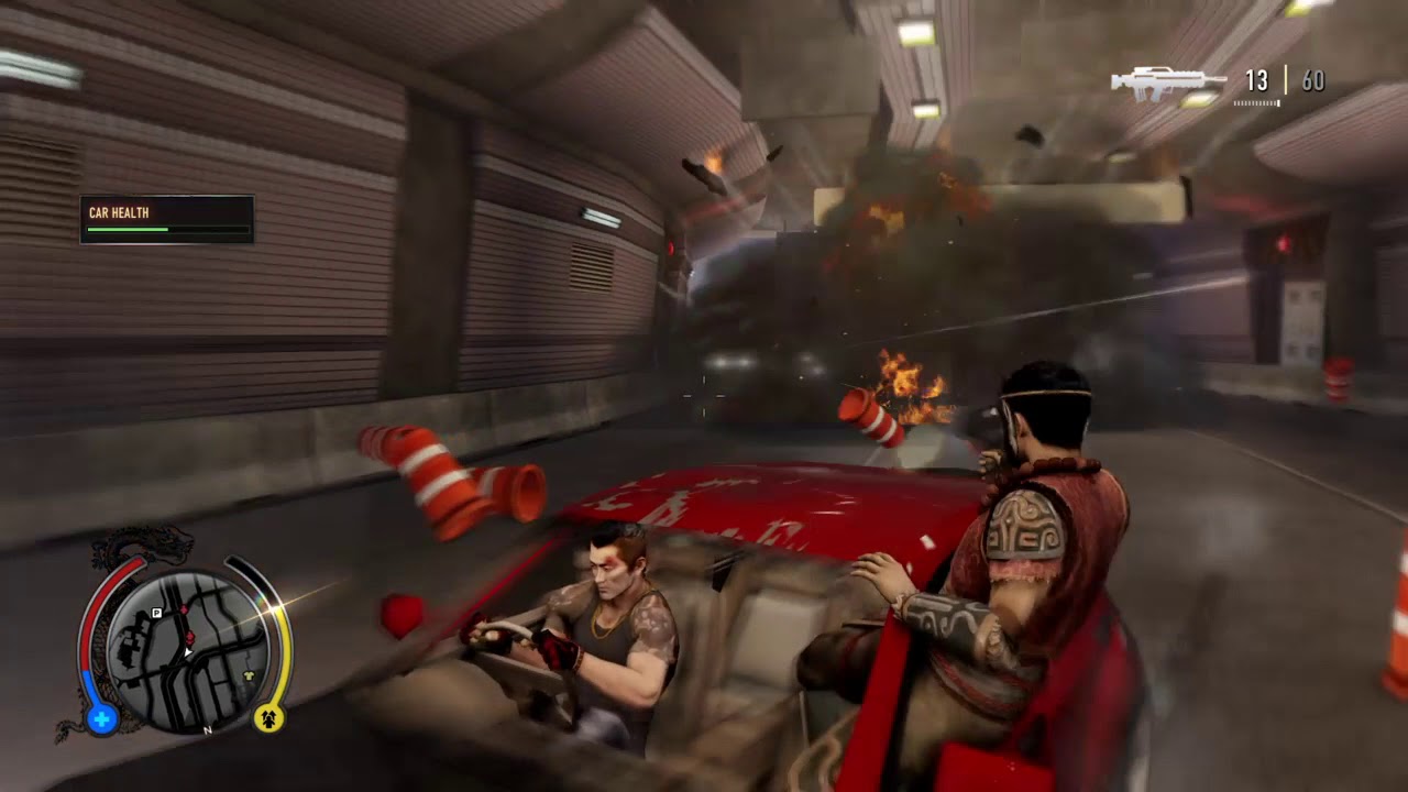 Sleeping Dogs: Explosive Car Chase