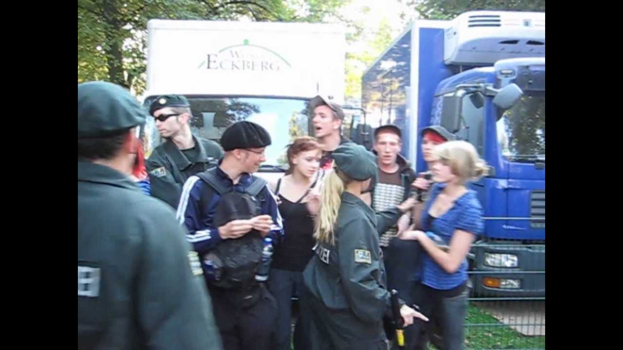 Deutschlandfest 2011 Bonn - Polizei Einsatz