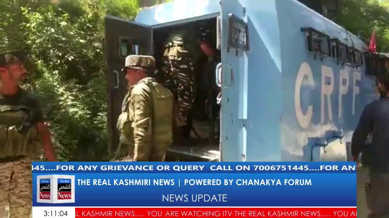 Breaking News ||  Encounter rages in Kulgam