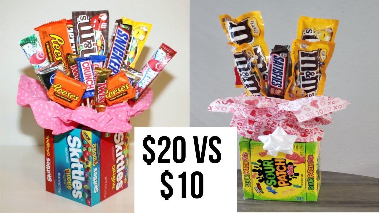 DIY CHEAP $10 CANDY BOUQUET