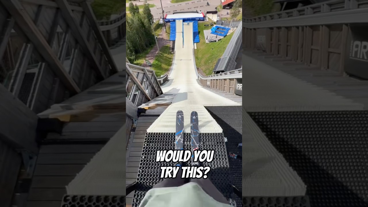 Crazy #pov. Help me by pressing subscribe❤️ #skiing #airbag #kl&auml;ppen #klappen #freeski #sweden