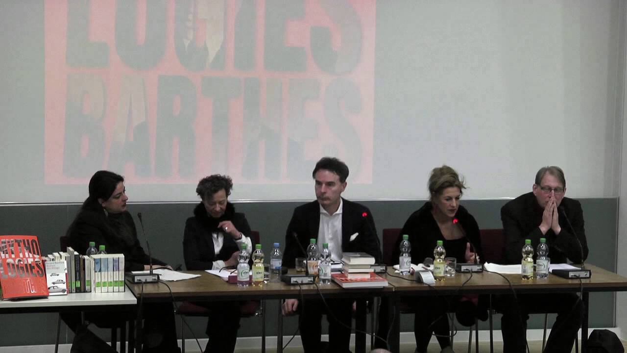 Journ&eacute;e Roland Barthes. Podiumsdiskussion