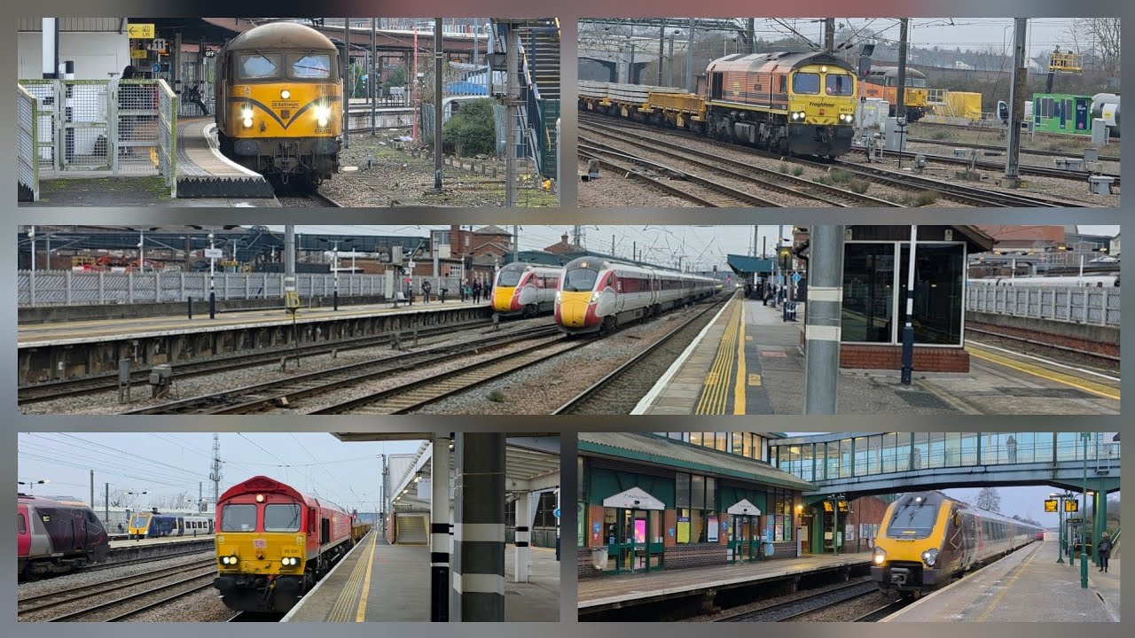 Trainspotting at York & Doncaster & Meadowhall 2025 #railvlogger 