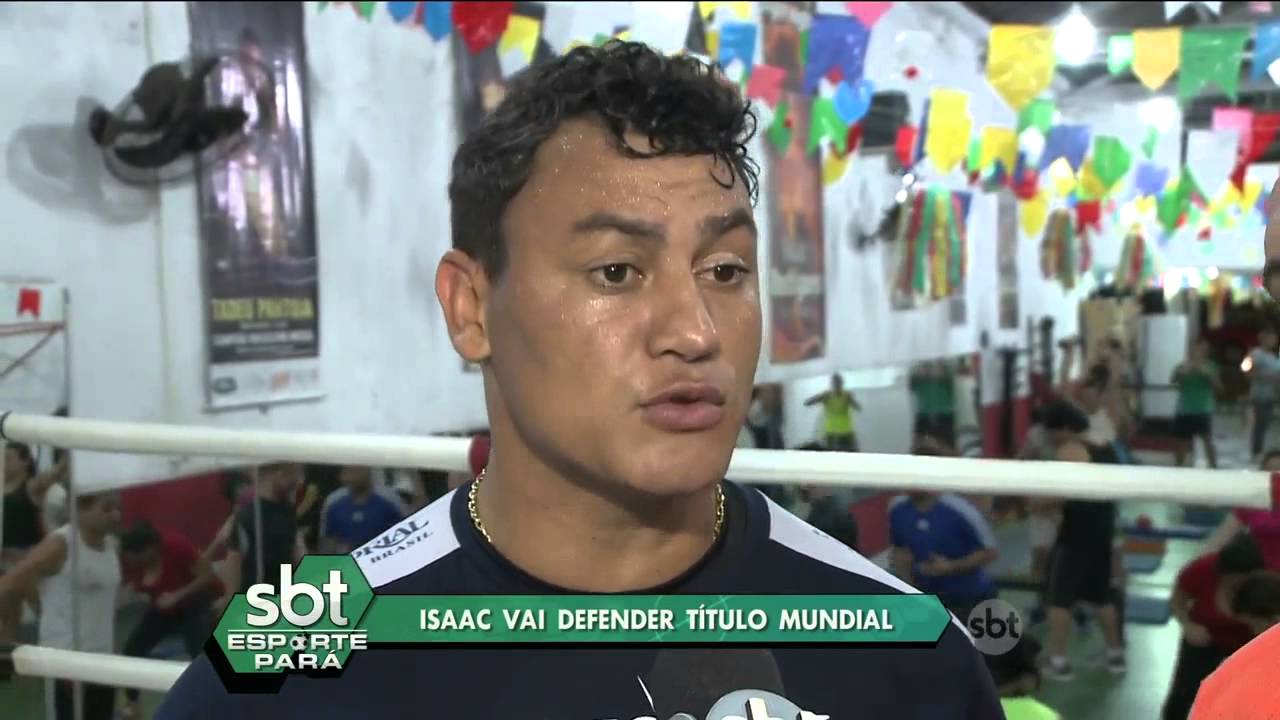 SBT Esporte Pará (11-06-2015) - Defesa de cinturão mundial de Boxe