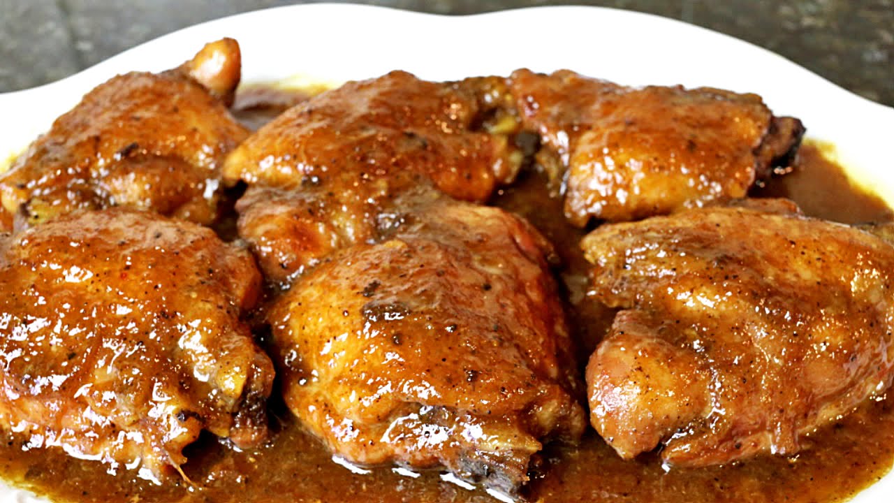 Contramuslos de pollo a la miel