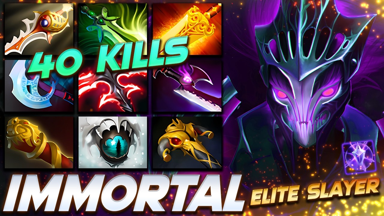 Spectre 40 Frags Elite Slayer - Dota 2 Pro Gameplay [Watch & Learn]