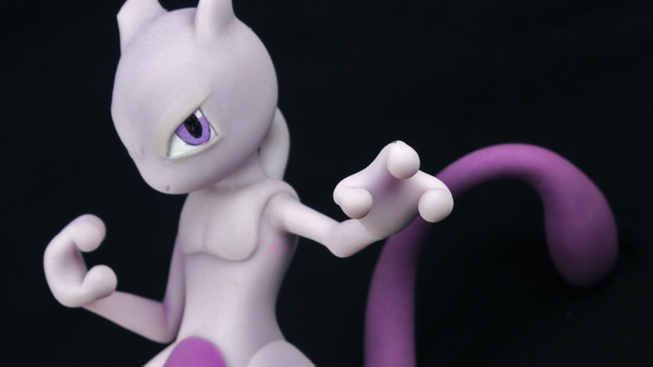 MEWTWO "TUTORIAL" ✔POLYMER CLAY ✔COLD PORCELAIN