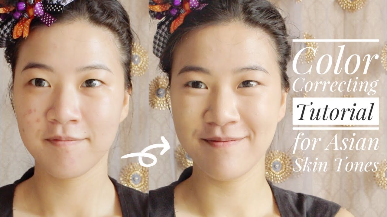 How To Colour Correct Asian Skin Tones | Acne Coverage Makeup Tutorial for Beginners