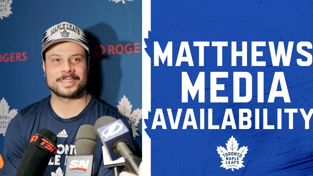 Auston Matthews | Pre Game at Tampa Bay Lightning | February 25, 2026