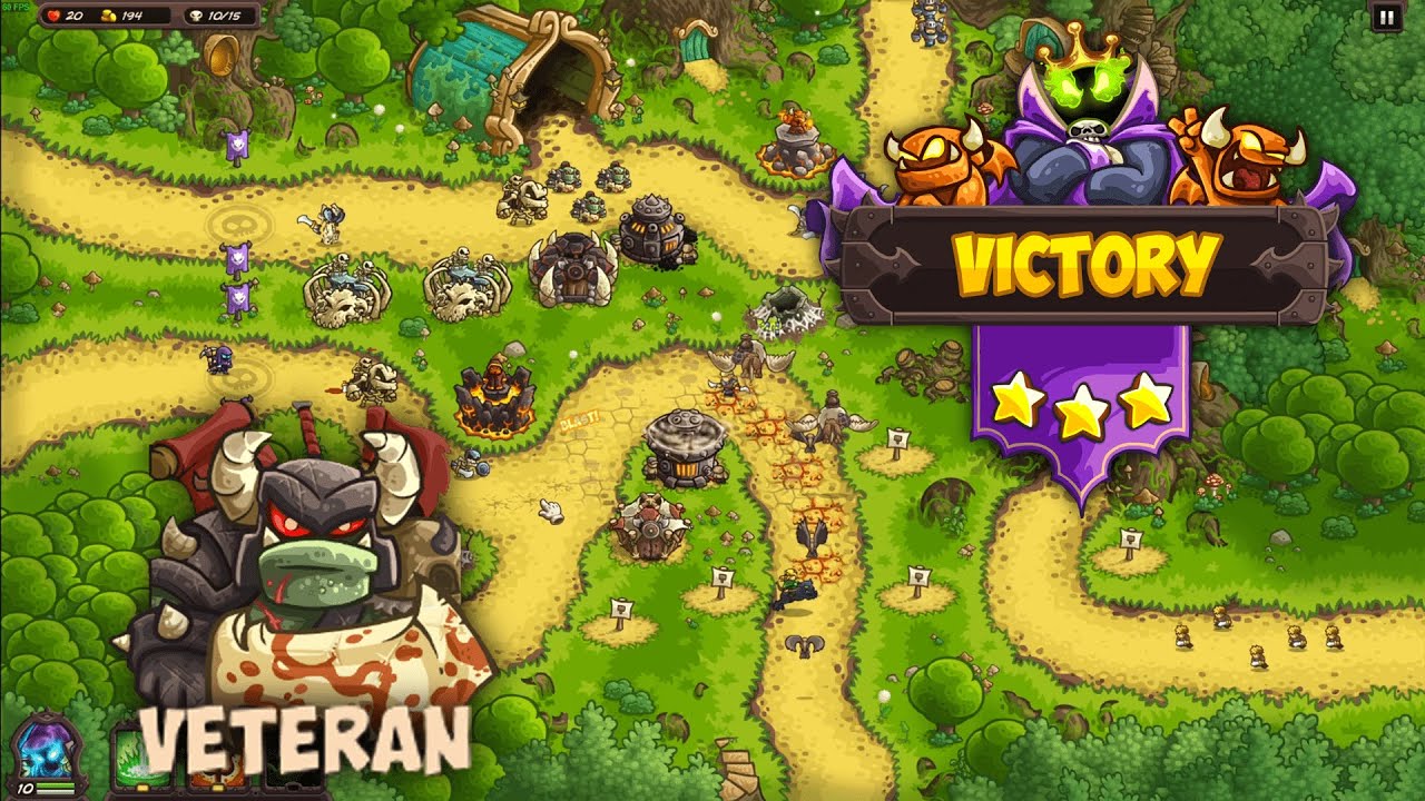 SIlveroak Outpost | Veteran | 3 Stars | Kingdom Rush Vengeance
