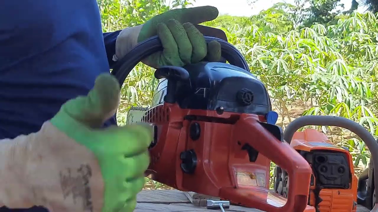 Como desafogar Motosserra Toyama || tirando duvidas