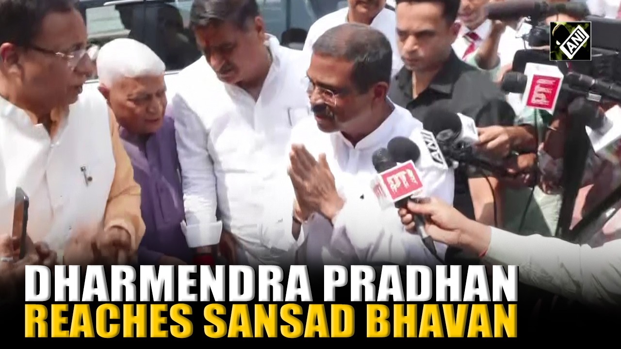For the first time, Dharmendra Pradhan reaches Parliament days after resigning as Education Minister