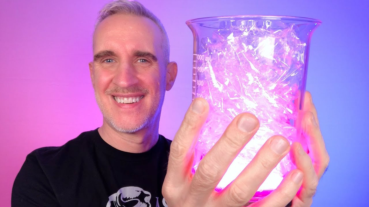ASMR Crinkle Beaker [No Talking] Better Than Shaving Cream