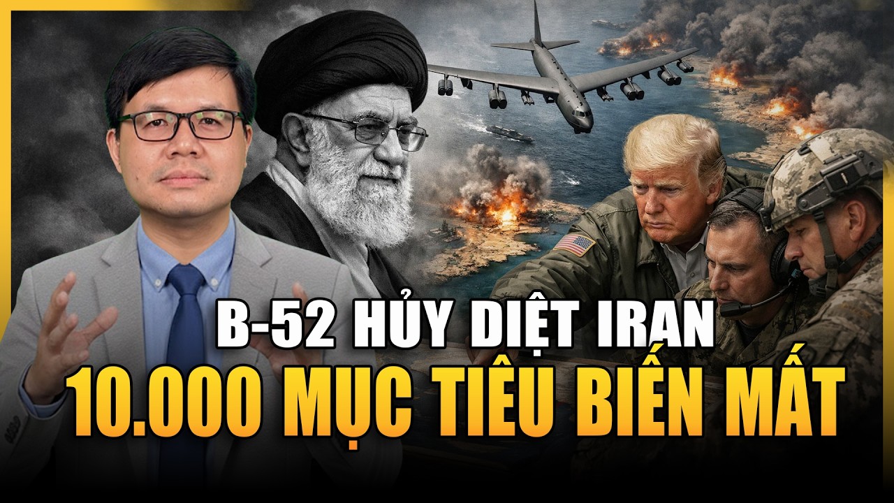 Iran Vỡ Trận Trước B-52 Mỹ &ndash; 10.000 Mục Ti&ecirc;u Bị X&oacute;a Sổ Trong B&atilde;o Lửa