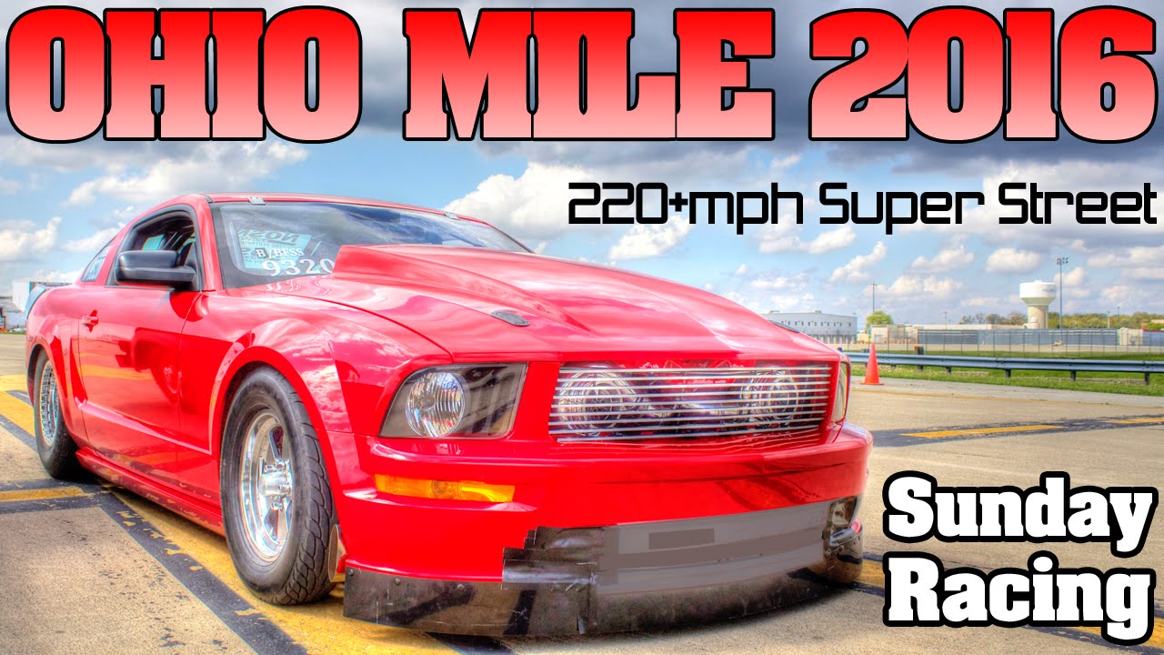 Ohio Mile 2016 ECTA Top Speed Challenge, full event Movie