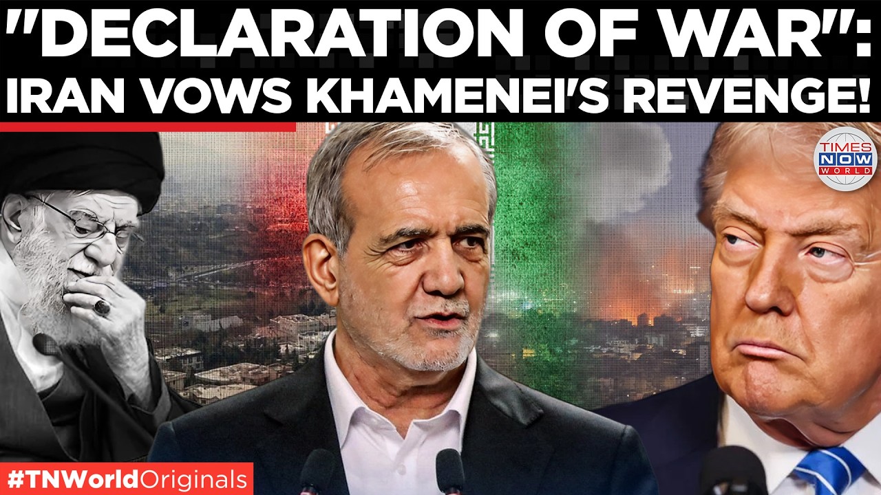 TEHRAN WARNS US-ISRAEL: Iran President Masoud Pezeshkian Vows Revenge for Khamenei’s Death