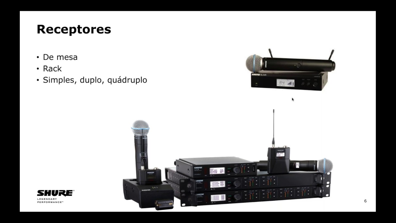 Curso Online Shure - Escolhendo o seu Primeiro Sistema Sem Fio