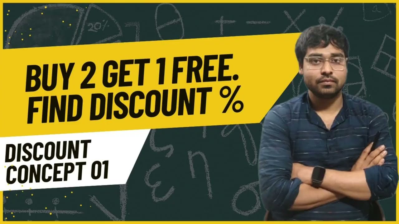 Discount.Discount short tricks.Double discount concept.concept of discount.disciunt easy tricks 