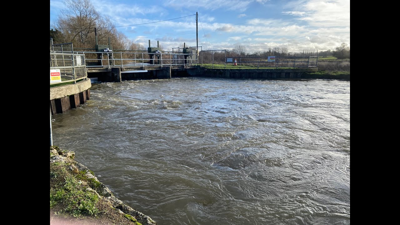 Countryside walk to a local Weir