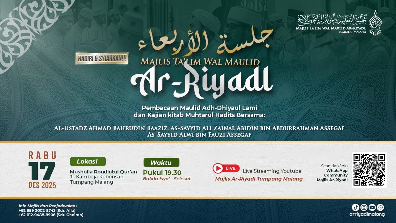 🔴LIVE STREAMING Kebonsari BerSholawat Bersama Majlis Ta'lim Wal Maulid Ar-Riyadl