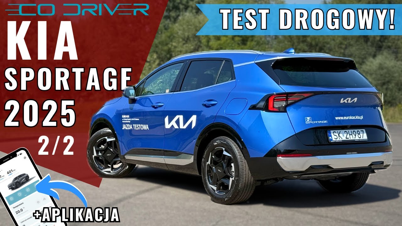 KIA Sportage FL 2025 1.6 T-GDI 150 KM - TEST PL [2/2 - Jazda, zmiany w silniku, osiągi, spalanie]
