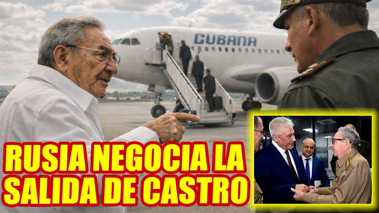 Fintrado🟨 Raúl Castro ya busca su salida a Rusia: señales claras de huida✈️