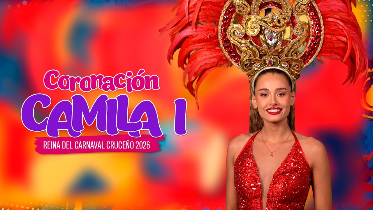 Coronación de Camila I, Reina del Carnaval Cruceño 👑✨