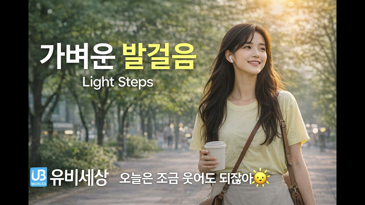 가벼운 발걸음 (Light Steps) – 기분 좋아지는 인디 록 | 여성 보컬