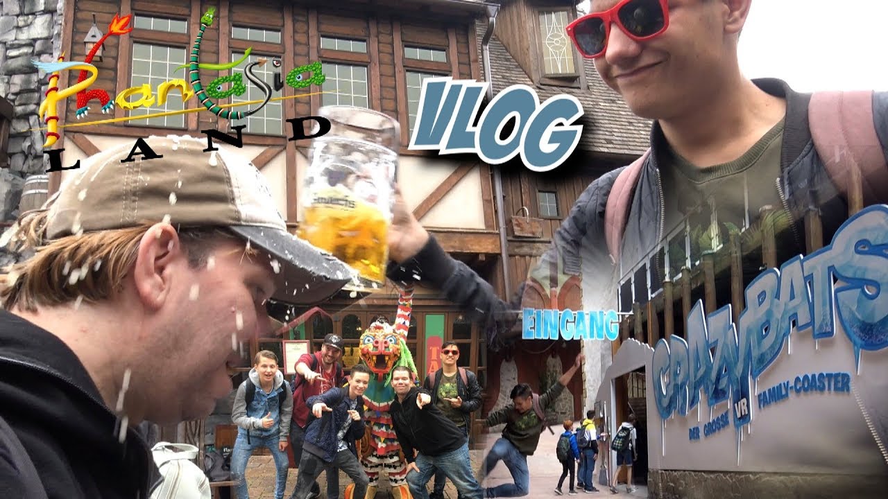 PHANTASIALAND VLOG - HOE WAS CRAZY BATS? | ERWIN KRIJGT EEN BIERDOES MAAR GEEN ZITRONE EIS?!