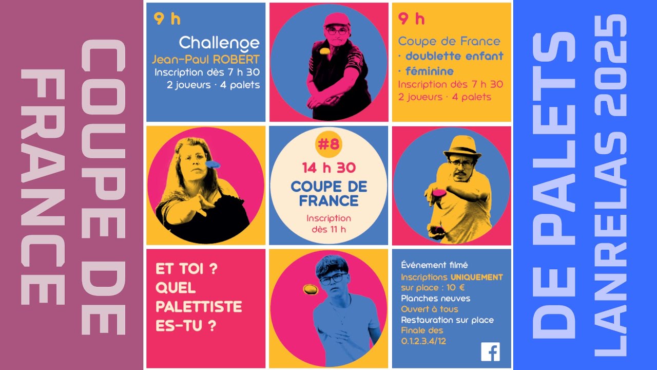 2025 - Coupe de France en Double de Palets - 1/2 FINALE CHALLENGE JEAN-PAUL ROBERT