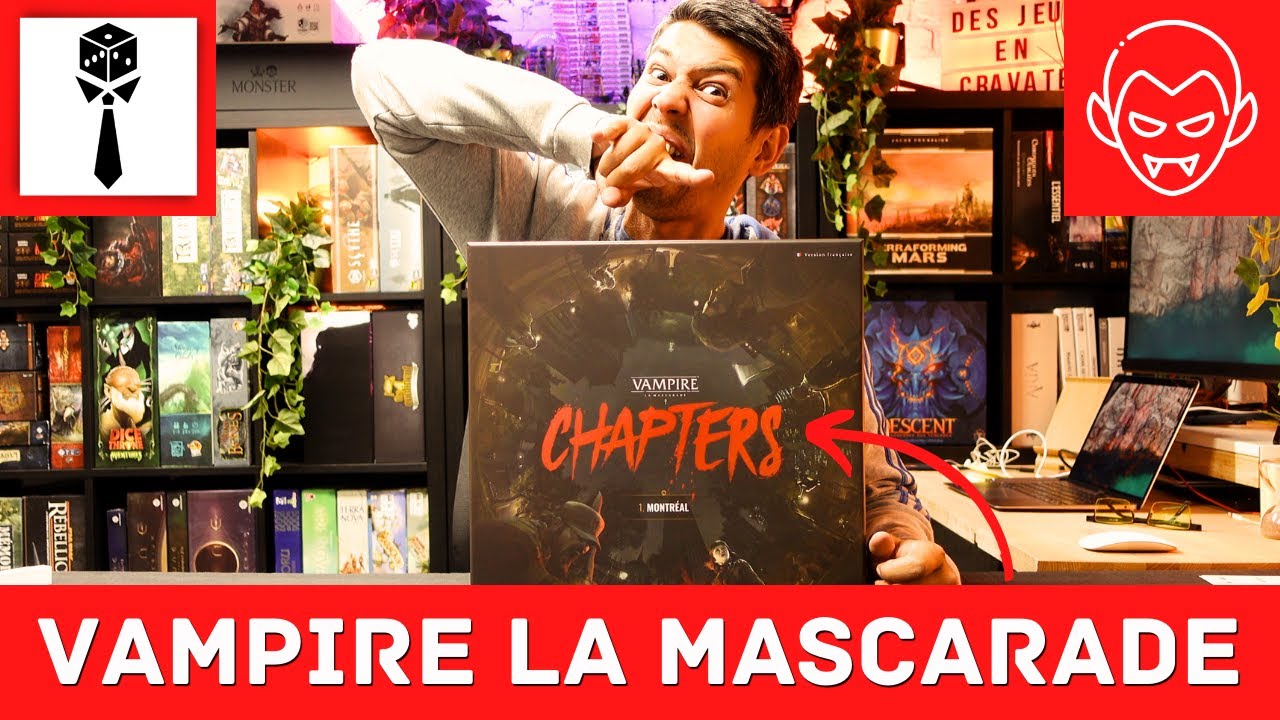 🔥🧛🏻‍♂️VAMPIRE LA MASCARADE CHAPTERS🧛🏻‍♂️🔥 - L'ouverture sans cravate
