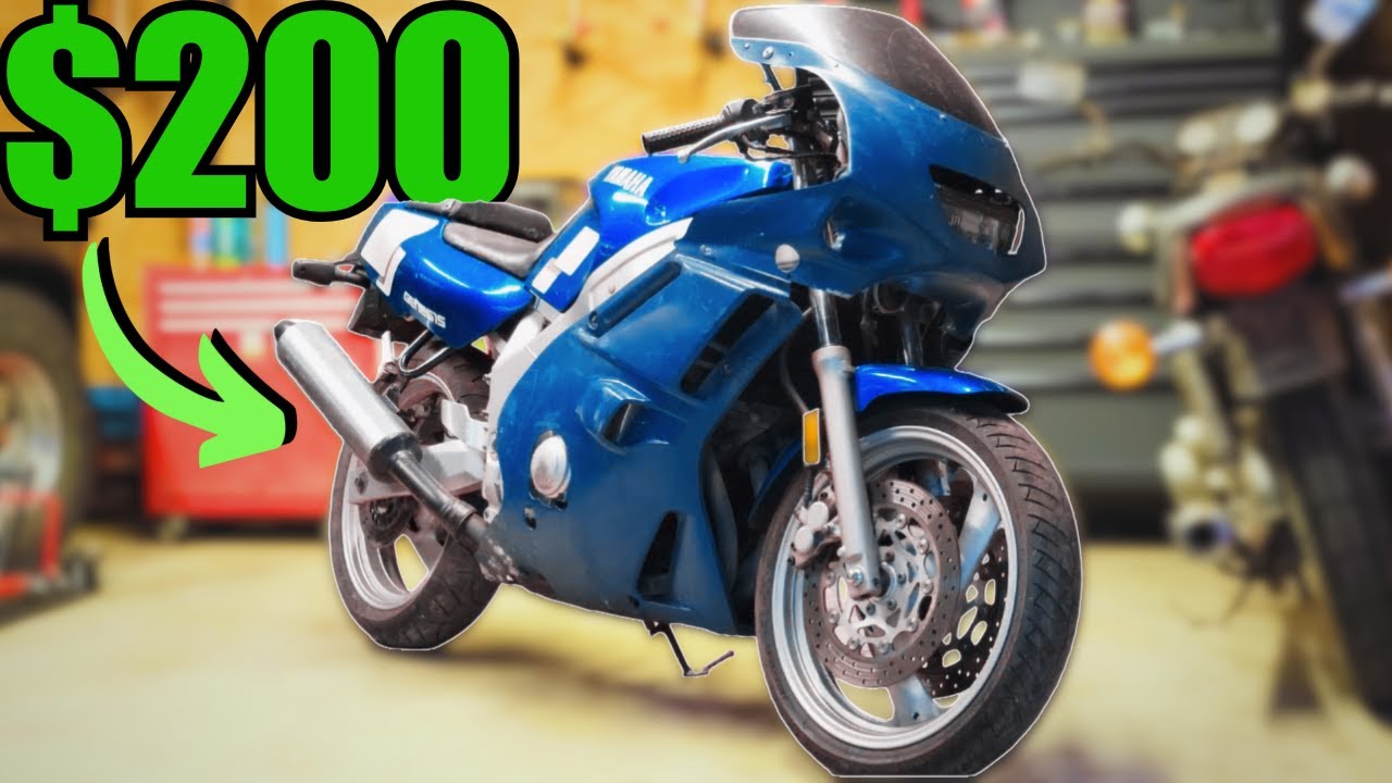 Этот FZR600 не выезжал на дороги 20 лет. Заведется ли он?