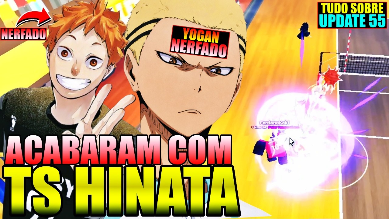 ACABARAM COM TIMESKIP HINATA...! NERFARAM OS MELHORES ESTILOS DO VOLLEYBALL LEGENDS! BUFF AKARI...!