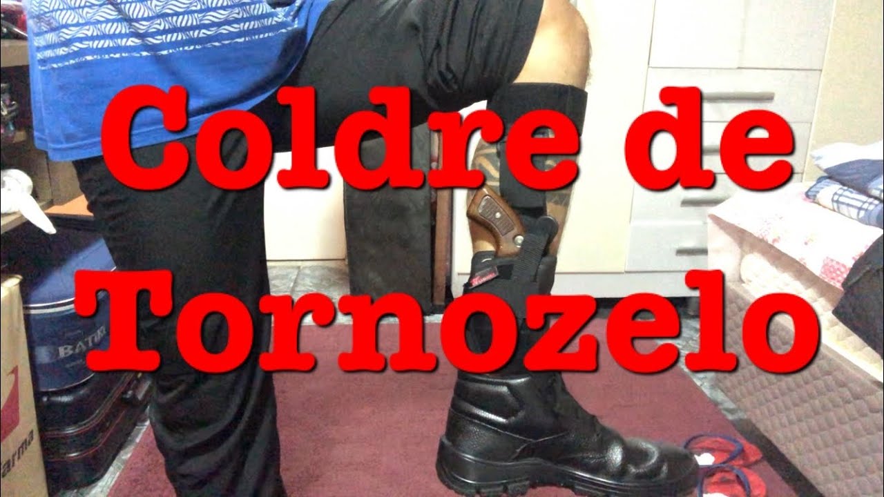 Coldre de tornozelo para revólver