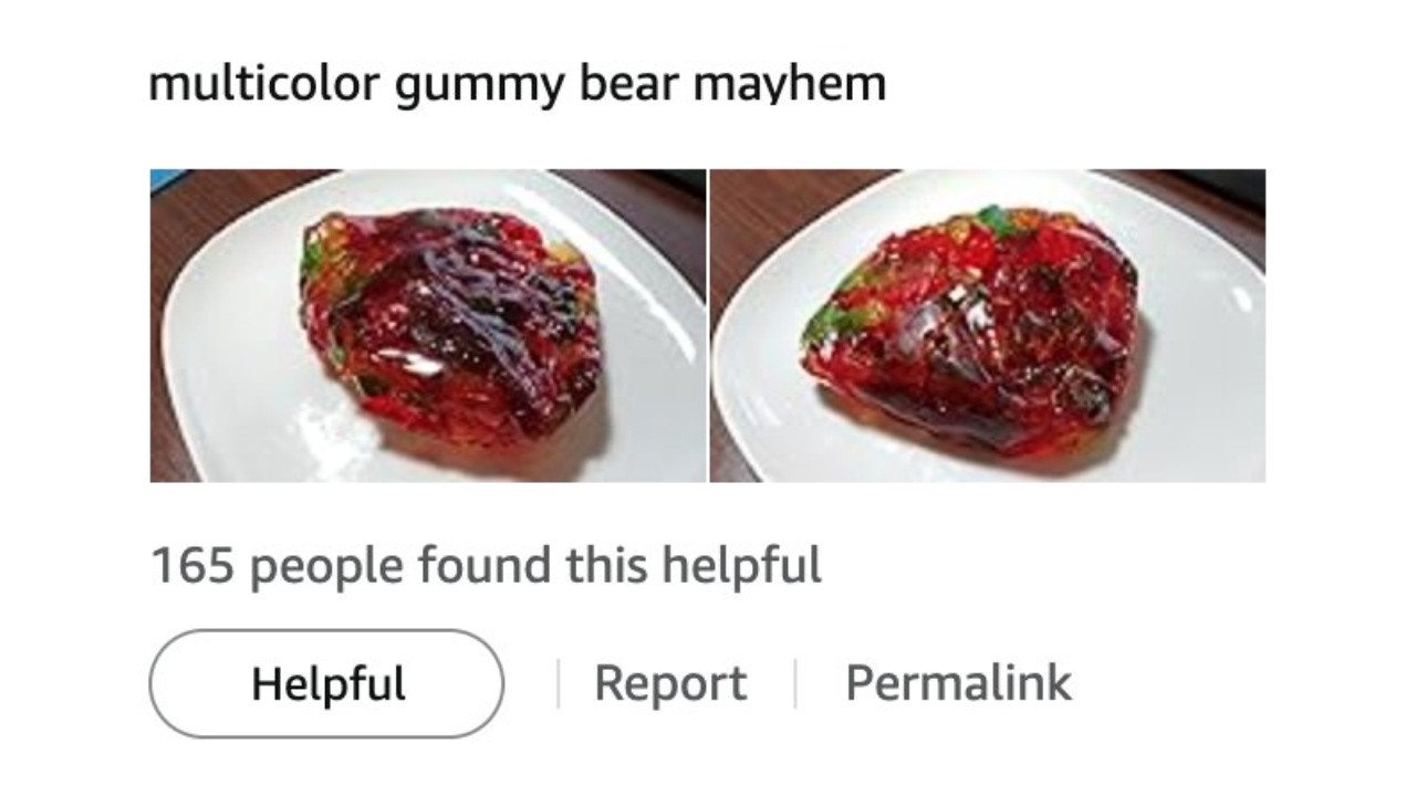Multicolor gummy bear mayhem