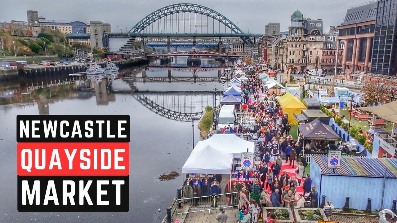Newcastle’s WORLD FAMOUS Quayside Market In 2024!