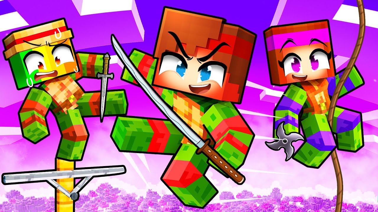 Станьте черепашками-ниндзя в Minecraft!