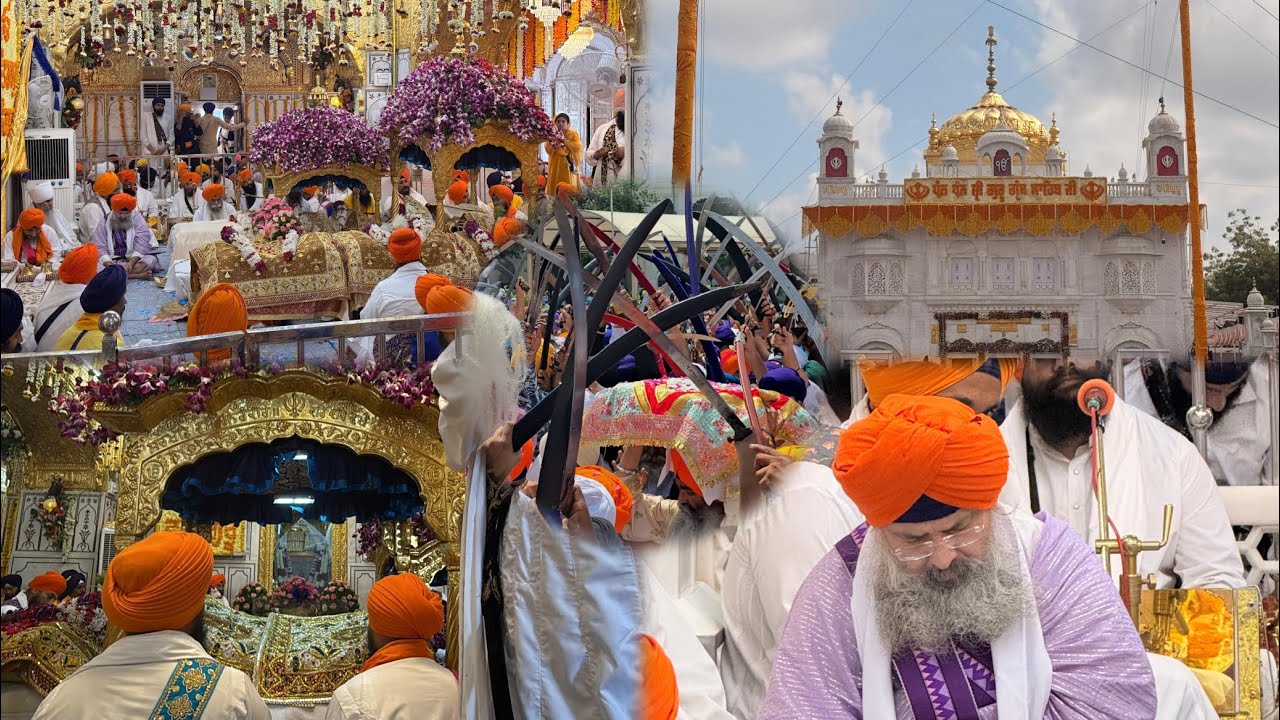Nagarkirtan🌸Gurtagaddi Gurpurab Shri Guru Granth Sahib Ji⚔️👏🏻✨