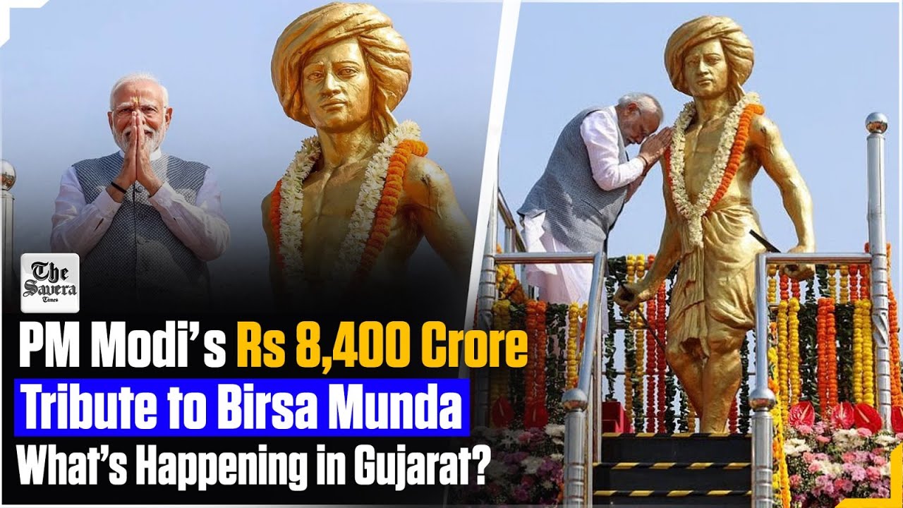 PM Modi to Honor Birsa Munda&rsquo;s 150th Birth Anniversary with Rs 8,400 Crore Projects in Gujarat
