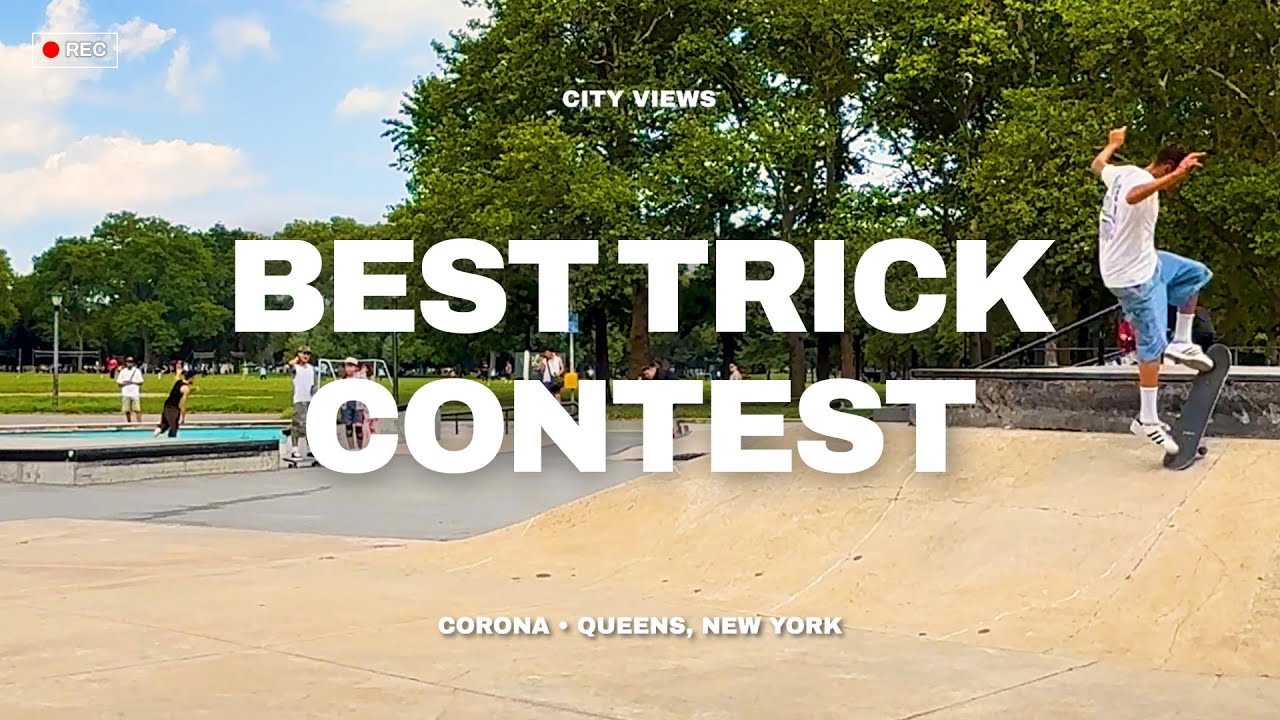 Best Trick Contest | Harold Hunter Foundation | Maloof Skate Park on Queens Day NYC
