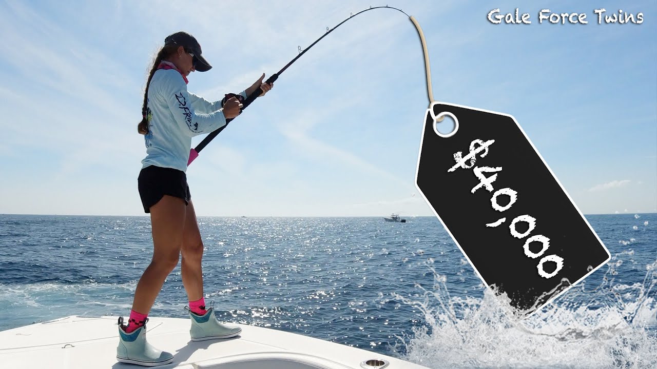 WE CAUGHT A $40,000 FISH!?! 🤑🎣 Gale Force Twins