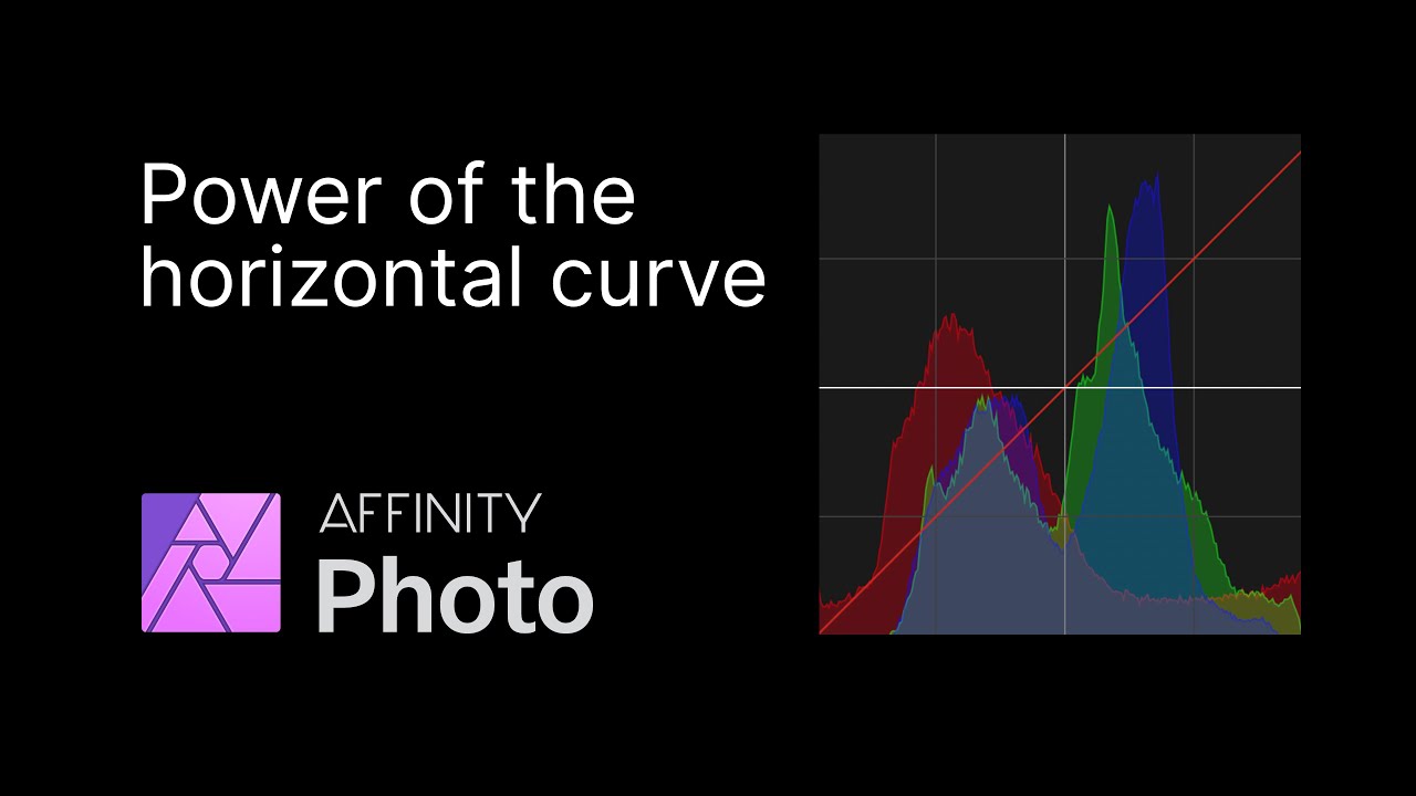 Power of the horizontal curve in Affinity Photo