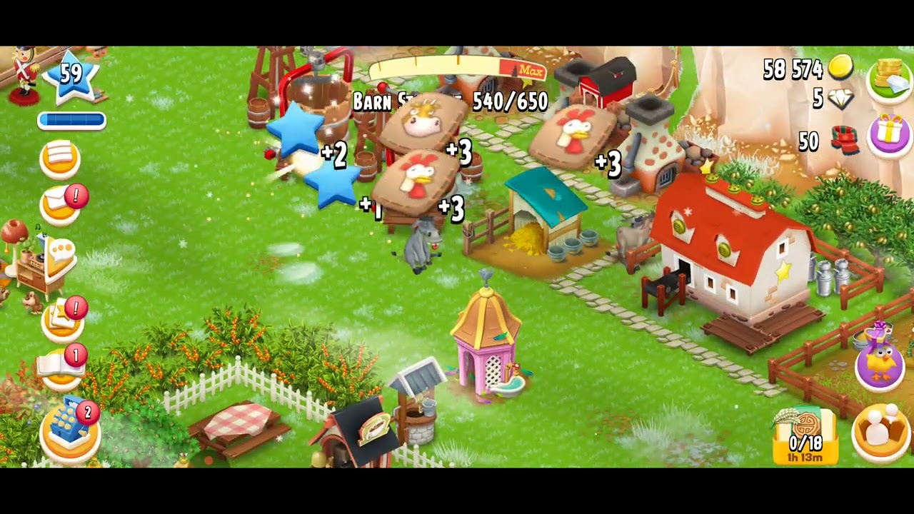 I played Hay Day today just to pass the time 🌾