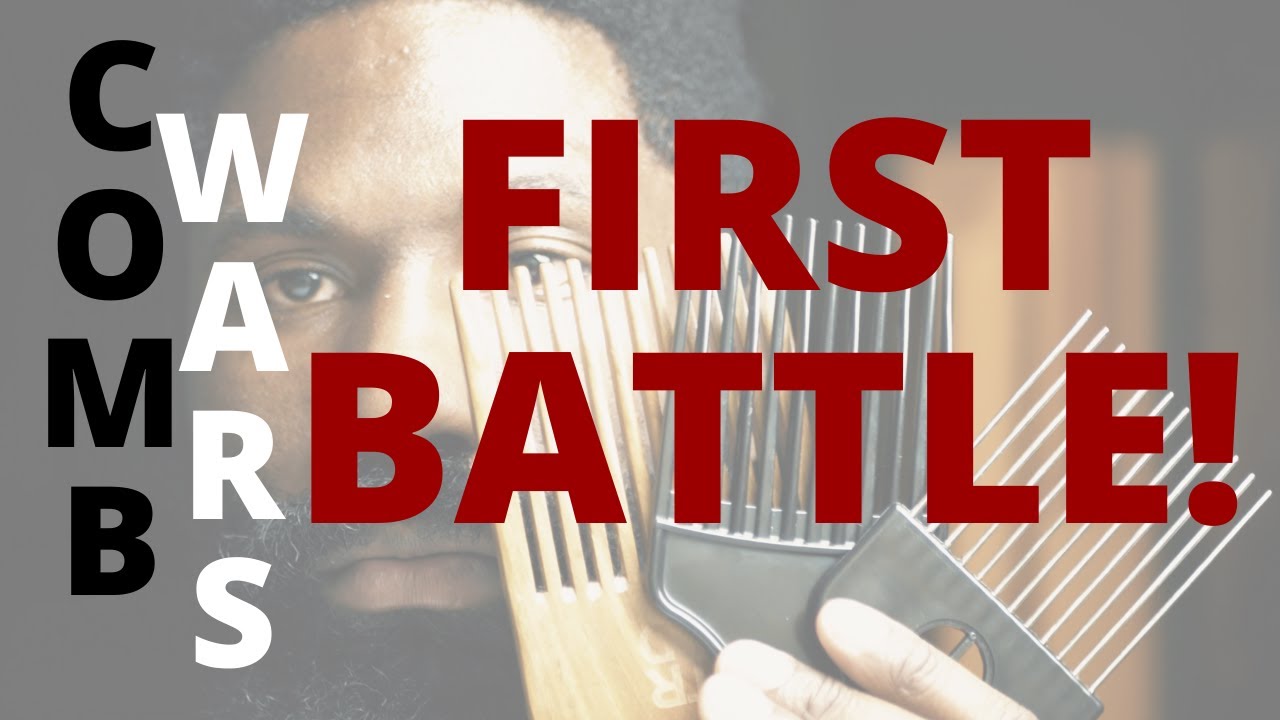 Which comb locks in moisture better? Plastic vs. Metal vs. Wood! - COMB WARS!