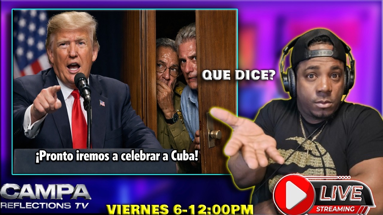 TRUMP VUELVE A MENSIONAR A CUBA Y ESTA VEZ MUY SEGURO. RÉGIMEN CUBANO CADA VEZ MÁS SOLO.