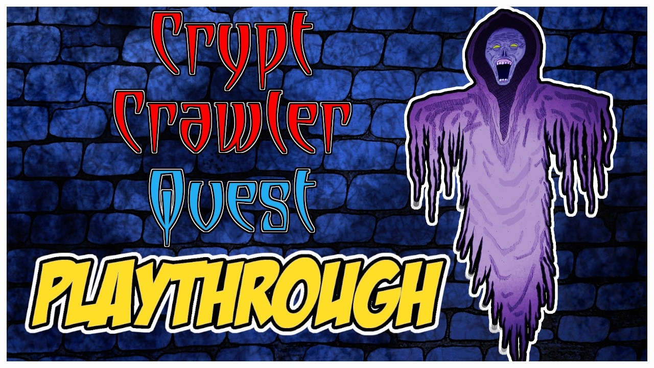 Crypt Crawler Quest Playthrough: A Bloody Solo Dungeon Adventure!