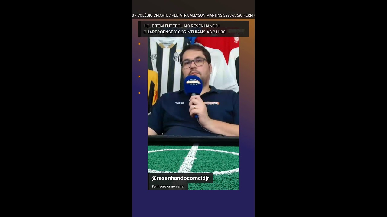 RESENHANDO #578 - VERDÃO LÍDER, SÃO PAULO CAI NA TABELA, SANTOS COM NOVO TÉCNICO E TIMÃO EM CAMPO 📱